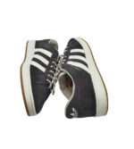 Adidasi dama  40, piele intoarsa, negru - imagine 4