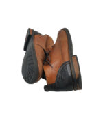 Ghete barabti Rieker, 45, piele, maro - imagine 4