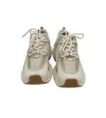 Adidasi dama 40, material textil, alb gri - imagine 3