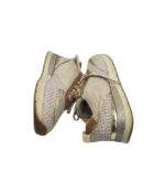 Adidasi barbati Tamaris, 38, imitație de piele, crem - imagine 4