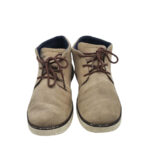 Ghete barbati Tommy Hilfiger, 44, piele intoarsa, gri - imagine 3