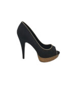 Pantofi dama Graceland, 40, imitație de piele, negru