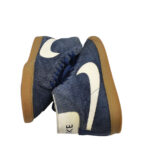 Adidasi barbati Nike, 42, piele intoarsa, albastru - imagine 4