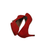 Pantofi dama Debenhams, 40, material textil, rosu - imagine 4