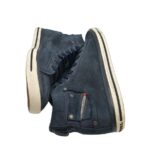 Tenisi barbati Diesel, 45, piele intoarsa, bleumarin - imagine 4