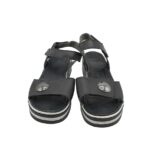 Sandale dama Rieker, 42, imitație de piele, negru - imagine 3