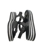 Sandale dama Rieker, 42, imitație de piele, negru - imagine 4