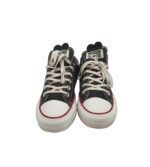 Tenisi dama Converse, 39, material textil, negru - imagine 3