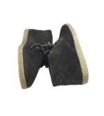 Ghete barbati 41, piele intoarsa, gri - imagine 4