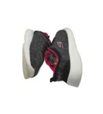 Adidasi dama Skechers, 39, material textil, gri negru - imagine 4