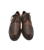 Pantofi barbati Optimum, 44, piele, maro - imagine 3