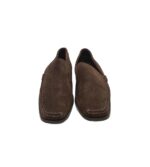 Mocasini dama Pellegrini, 39, piele intoarsa, maro - imagine 3