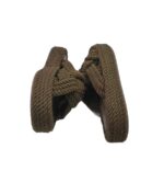 Saboti dama H&M, 37, material textil, maro - imagine 4