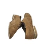 Pantofi dama Tamaris 39, piele intoarsa, maro - imagine 4