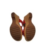 Saboti dama Gabor, 37, piele intoarsa, rosu - imagine 5