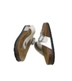 Saboti dama Tom Tailor, 37, imitație de piele, alb - imagine 3