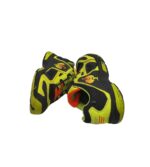 Adidasi copii Strauss, 32, imitație de piele, material textil, negru galben - imagine 4