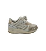 Adidasi dama Asics 38.5, material  textil, alb gri