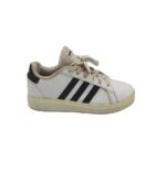Adidasi dama Adidas, 38, imitație de piele, alb negru