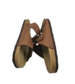 Saboti barbati Livergy, 46, imitație de piele, maro - imagine 4