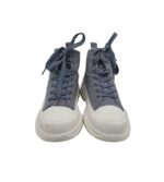 Tenisi dama 39, material textil, albastru - imagine 3