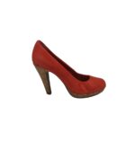 Pantofi dama Marco Tozzi, 39, material textil, rosu