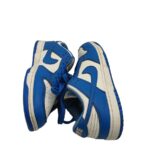 Adidasi barbati Nike, 40, imitație de piele, piele, alb albastru - imagine 4