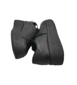 Adidasi dama Giulia 40, imitație de piele, negru - imagine 4