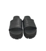 Saboti dama Catwalk 38, imitatie de  piele, negru - imagine 3