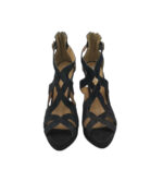 Sandale dama Pier One, 38, piele intoarsa, negru - imagine 3