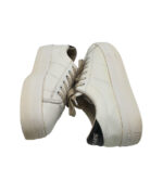 Adidasi dama 40, imitatie de piele, alb - imagine 4