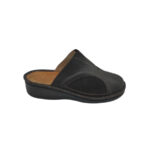 Saboti dama Ebru, 40, material textil, piele, negru