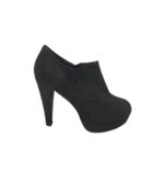 Botine dama Belle, 40, material textil, negru