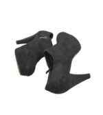 Botine dama Belle, 40, material textil, negru - imagine 4