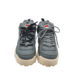 Adidasi dama Fila, 39, imitatie de piele, gri - imagine 3