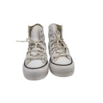 Tenisi dama Converse, 38, piele, alb - imagine 3