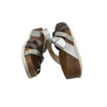 Saboti dama Graceland, 38, imitatie de piele, gri - imagine 4