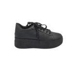 Adidasi dama Giulia 41, imitație de piele, negru