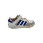 Adidasi copii Adidas, 34, imitatie de piele, alb gri albastru