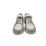 Adidasi copii Adidas, 34, imitatie de piele, alb gri albastru - imagine 3