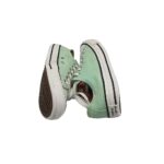 Tenisi dama Converse, 39, material textil, verde - imagine 3