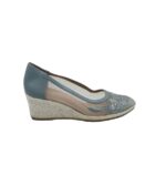 Pantofi dama Madeleine, 40, material textil, albastru