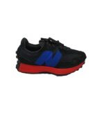 Adidasi barbati New Balance, 43, piele intoarsa, material textil, negru