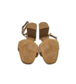 Sandale dama H&M, 38, imitatie de piele, maro - imagine 5