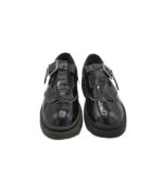 Pantofi copii 31, imitatie de piele, negru - imagine 3