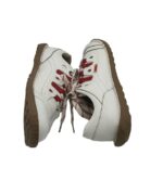 Adidasi dama Mkoomi, 40, piele, alb rosu - imagine 4