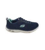Adidasi barbati Skechers, 41, material textil, albastru