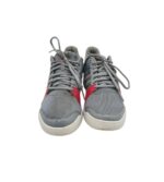 Adidasi dama Adidas, 39, imitatie de piele, material textil, gri - imagine 3