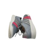Adidasi dama Adidas, 39, imitatie de piele, material textil, gri - imagine 4