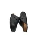 Saboti dama Lico, 38, imitatie de piele, negru - imagine 4